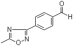 structure of CAS# 852180-60-0, 4-(5-Methyl-1,2,4-oxadiazol-3-yl)benzaldehyde