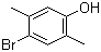 4-溴-2,5-二甲基苯酚分子结构 (CAS 85223-93-4)