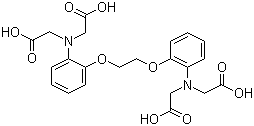 1,2-双(2-氨基苯氧基)乙烷-N,N,N',N'-四乙酸分子结构 (CAS 85233-19-8)
