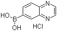 Quinoxalin-6-ylboronic acid hydrochloride molecular structure (CAS 852362-25-5)