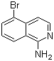 5-Bromoisoquinolin-1-amine molecular structure (CAS 852570-80-0)