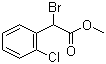 alpha-溴-2-氯苯乙酸甲酯分子结构 (CAS 85259-19-4)
