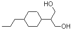 结构式 CAS# 852613-14-0, 2-(4-丙基环己基)-1,3-丙烷二醇