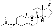 structure of CAS# 853-23-6, Dehydroepiandrosterone acetate;Prasterone acetate; Dehydroepiandrosterone 3-acetate; Dehydroisoandrosterone acetate; 3b-Hydroxy-5-androstene-17-one acetate