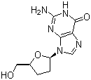 2',3'-二脱氧鸟苷分子结构 (CAS 85326-06-3)