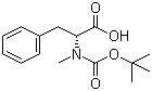 N-Boc-N-methyl-D-phenylalanine molecular structure (CAS 85466-66-6)