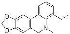 structure of CAS# 854847-61-3, 4-Ethyl-5,6-dihydro-5-methyl[1,3]dioxolo[4,5-j]phenanthridine
