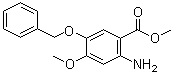 2-氨基-5-(苄氧基)-4-甲氧基苯甲酸甲酯分子结构 (CAS 855793-63-4)