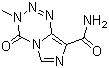 structure of CAS# 85622-93-1, Temozolomide;4-Methyl-5-oxo-2,3,4,6,8-pentazabicyclo[4.3.0]nona-2,7,9-triene-9-carboxamide