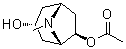 (1R,3R,5S,6R)-rel-8-甲基-8-氮杂双环[3.2.1]辛烷-3,6-二醇 6-乙酸酯分子结构 (CAS 85644-59-3)
