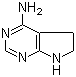 6,7-Dihydro-5H-pyrrolo[2,3-d]pyrimidin-4-amine molecular structure (CAS 856600-01-6)