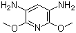 2,6-二甲氧基-3,5-二氨基吡啶分子结构 (CAS 85679-78-3)