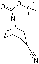 结构式 CAS# 856900-26-0, 3-氰基-8-氮杂双环[3.2.1]辛烷-8-甲酸叔丁酯