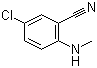 5-氯-2-(甲基氨基)苯甲腈分子结构 (CAS 85702-70-1)