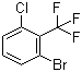 2-氯-6-溴三氟甲苯分子结构 (CAS 857061-44-0)