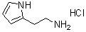 1H-Pyrrole-2-ethanamine hydrochloride molecular structure (CAS 857418-70-3)
