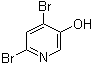 structure of CAS# 857429-81-3, 4,6-Dibromo-3-pyridinol