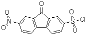 7-硝基-9-氧代-9H-芴-2-磺酰氯分子结构 (CAS 857789-25-4)