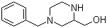 (4-Benzylpiperazin-2-yl)methanol molecular structure (CAS 85817-34-1)