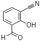 3-甲酰基-2-羟基苯甲腈分子结构 (CAS 858478-91-8)