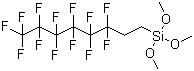 1H,1H,2H,2H-Perfluorooctyltrimethoxysilane molecular structure (CAS 85857-16-5)