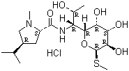 Lincomycin hydrochloride molecular structure (CAS 859-18-7)