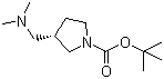 (R)-1-Boc-3-((dimethylamino)methyl)pyrrolidine molecular structure (CAS 859027-48-8)