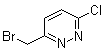 3-Bromomethyl-6-chloropyridazine molecular structure (CAS 859161-48-1)