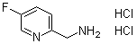 2-Aminomethyl-5-fluoropyridine dihydrochloride molecular structure (CAS 859164-78-6)