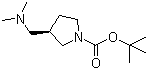 (S)-1-Boc-3-((dimethylamino)methyl)pyrrolidine molecular structure (CAS 859213-51-7)
