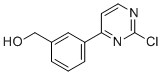 structure of CAS# 859517-90-1, 3-(2-Chloro-4-pyrimidinyl)benzyl Alcohol