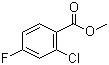 2-氯-4-氟苯甲酸甲酯分子结构 (CAS 85953-29-3)