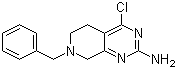 7-Benzyl-4-chloro-5,6,7,8-tetrahydropyrido[3,4-d]pyrimidin-2-amine molecular structure (CAS 859825-79-9)