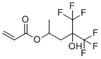 1,1,1-Trifluoro-2-trifluoromethyl-2-hydroxy-4-pentyl acrylate molecular structure (CAS 859856-64-7)