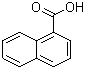 structure of CAS# 86-55-5, 1-Naphthoic acid;a-Naphthoic Acid; 1-Naphthalenecarboxylic acid
