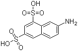 7-氨基-1,3-萘二磺酸分子结构 (CAS 86-65-7)