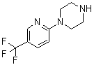 1-[5-(三氟甲基)-2-吡啶基]哌嗪(氘标记)分子结构 (CAS 860027-49-2)
