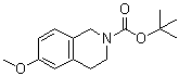 6-甲氧基-3,4-二氢异喹啉-2(1H)-羧酸叔丁酯分子结构 (CAS 860436-57-3)