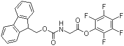 structure of CAS# 86060-85-7, Fmoc-glycine pentafluorophenyl ester;Fmoc-Gly-OPfp