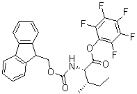 N-(Fluorenylmethoxycarbonyl)isoleucine pentafluorophenyl ester molecular structure (CAS 86060-89-1)