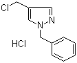 1-Benzyl-4-chloromethyl-1H-pyrazole monohydrochloride molecular structure (CAS 861135-54-8)