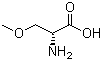 (R)-2-Amino-3-methoxylpropanoic acid molecular structure (CAS 86118-11-8)