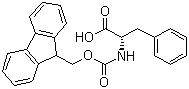 Fmoc-D-phenylalanine molecular structure (CAS 86123-10-6)