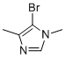 5-bromo-1,4-dimethyl-1H-imidazole molecular structure (CAS 861325-16-8)