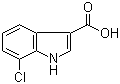 7-Chloroindole-3-carboxylic acid molecular structure (CAS 86153-24-4)