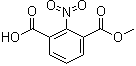 2-Nitro-1,3-benzenedicarboxylic acid 1-methyl ester molecular structure (CAS 861593-27-3)