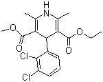 Felodipine molecular structure (CAS 86189-69-7)