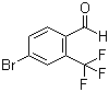 4-Bromo-2-(trifluoromethyl)benzaldehyde molecular structure (CAS 861928-27-0)