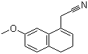 7-Methoxy-3,4-dihydro-1-naphthalenylacetonitrile molecular structure (CAS 861960-34-1)