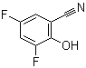 结构式 CAS# 862088-17-3, 3,5-二氟-2-羟基苯甲腈